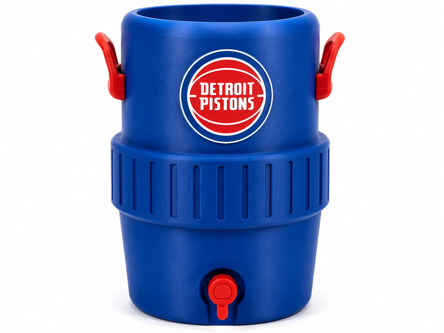 Detriot Pistons 12 oz Can Koozie 3D Printed Can Cooler Beer Soda Holder