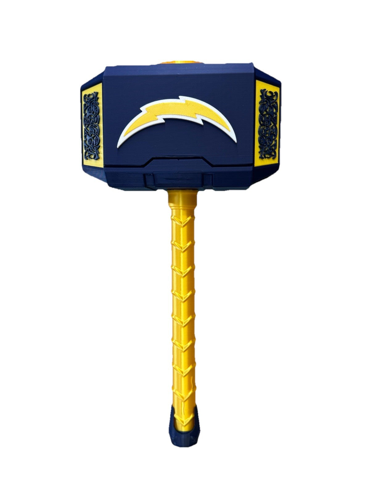 Los Angeles Chargers Navy Bolt Thor Mjolnir Hammer INSPIRED Man Cave Office Gift