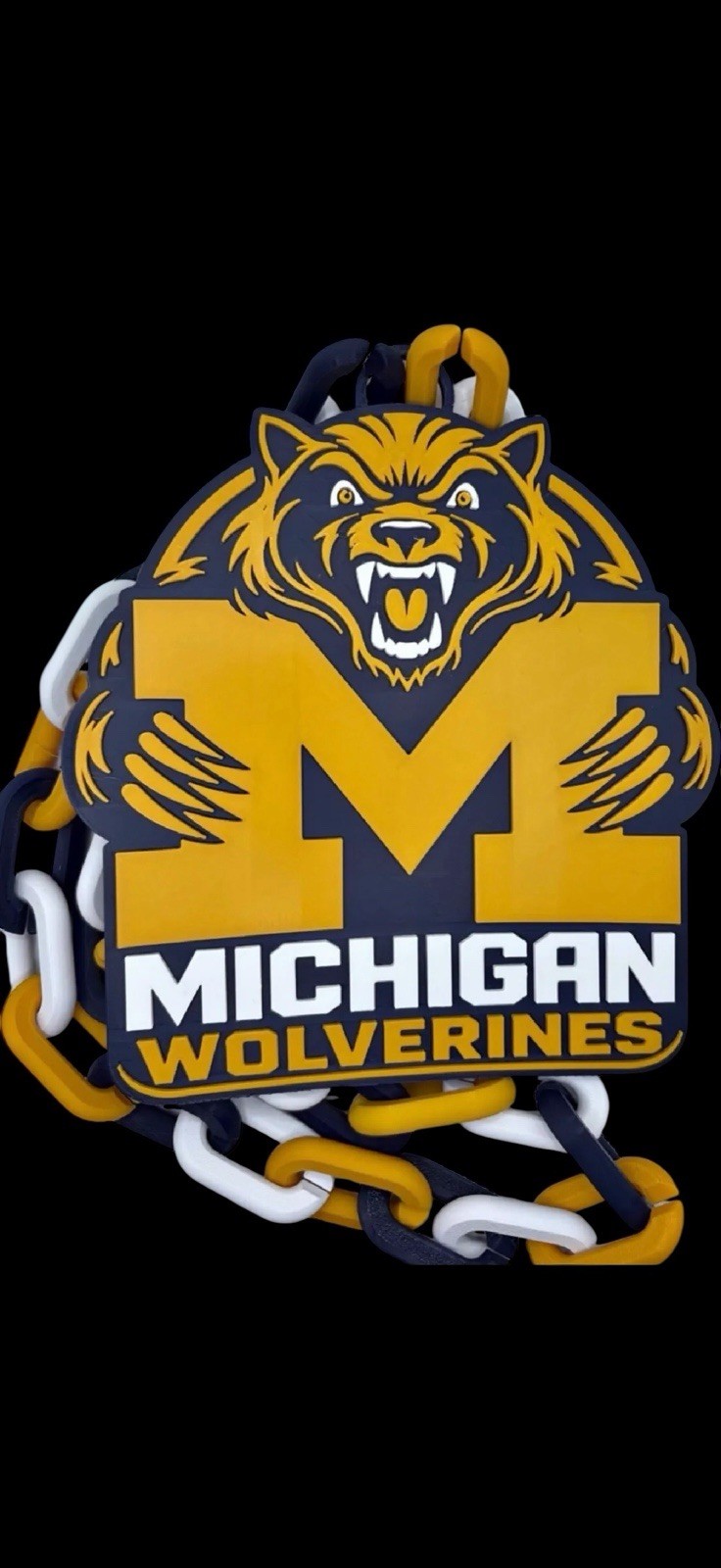 Michigan Wolverines Claws Hype Chain