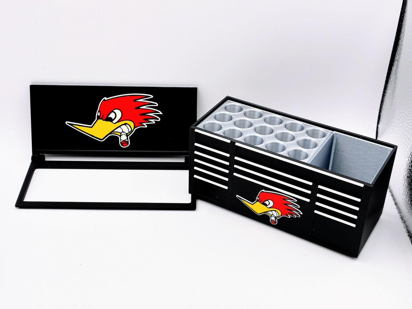 Hot Rod Inspired Mini Toolbox Pen Holder – Retro Desk Organize