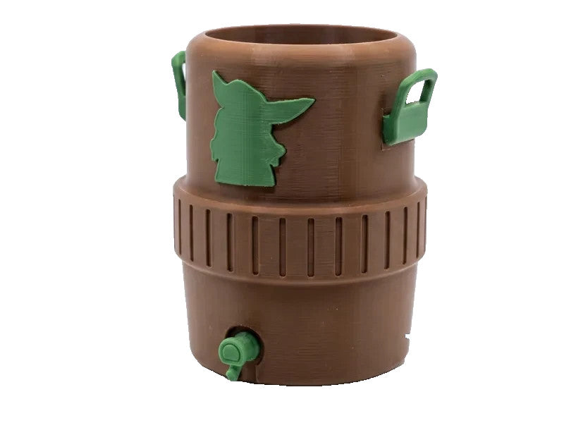 Grogu Baby Yoda Koozie 3D Printed 12 Oz Cans