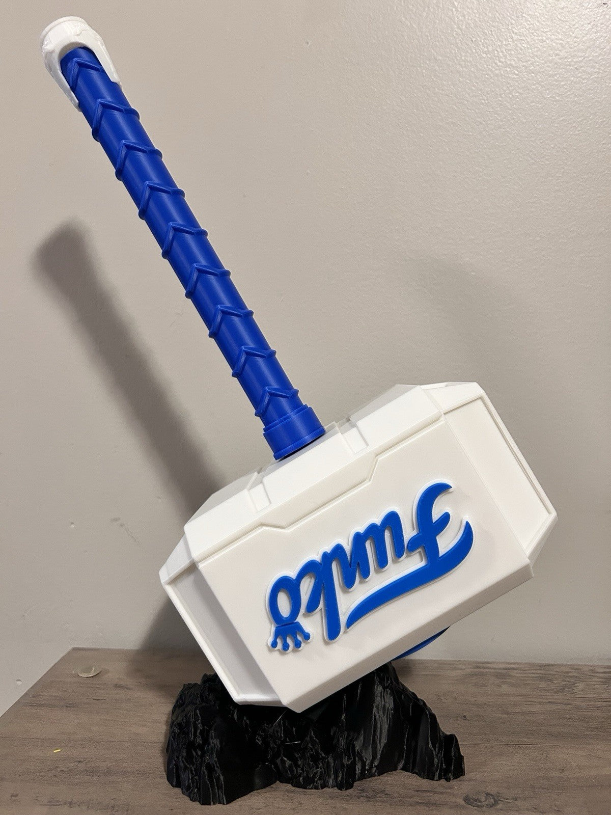 Funko Mjolnir Thor's Hammer. 3D Printed Fan Art Free Shipping In The US
