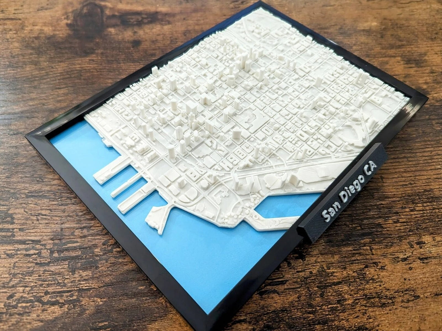 San Diego California USA 3D City Map