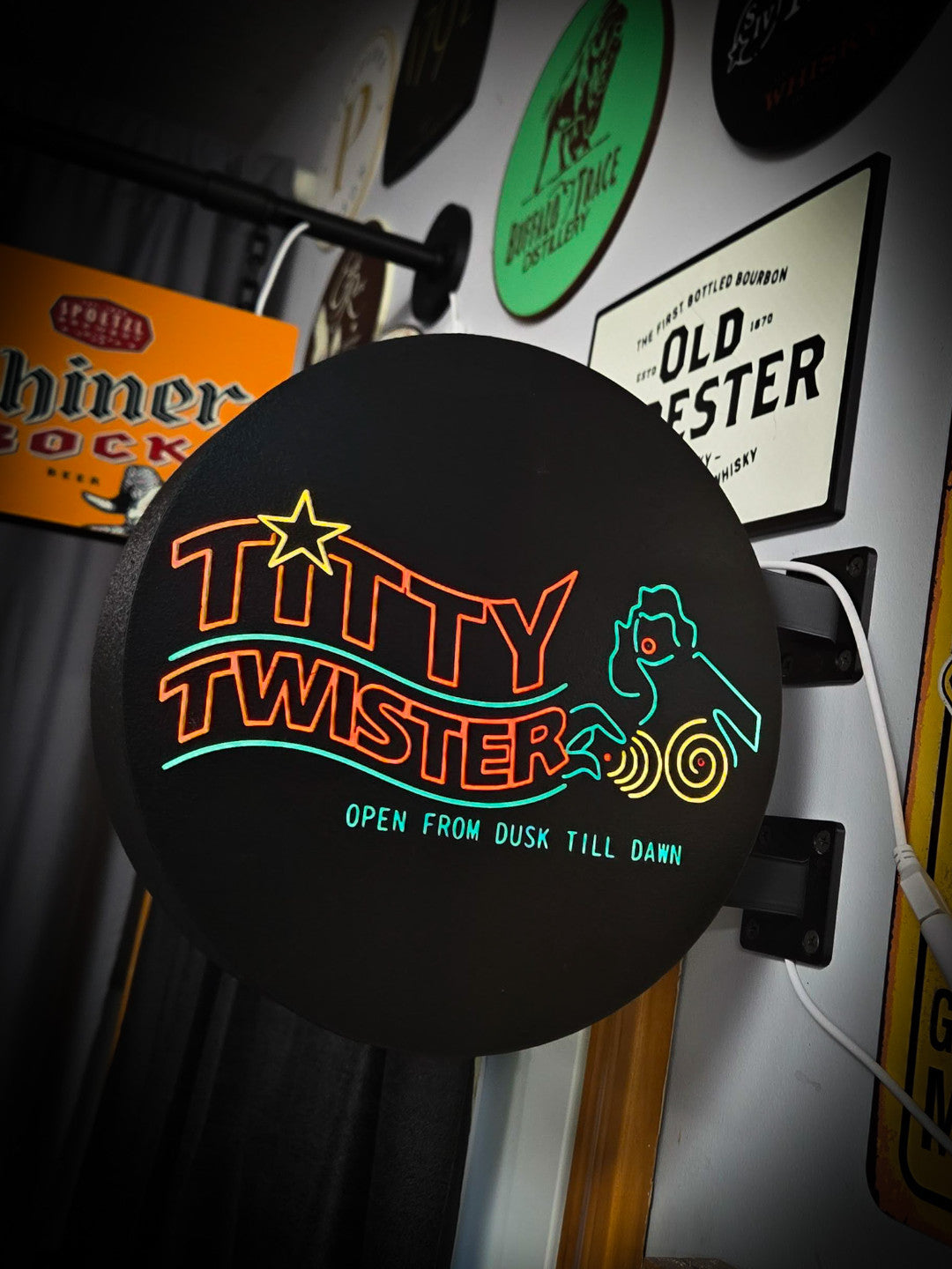 TITTY TWISTER (From Dusk Till Dawn) 12 Inch Light Box LED Sign Wall Decor