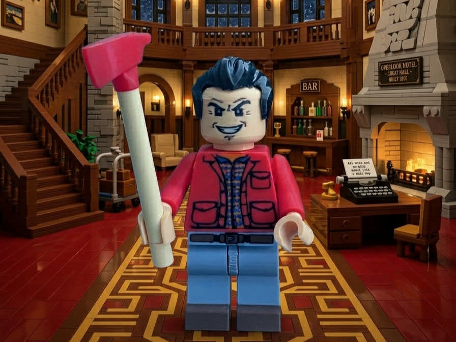 Jack The Shining Figure 8 inches tall 3D Printed Lego Inspired