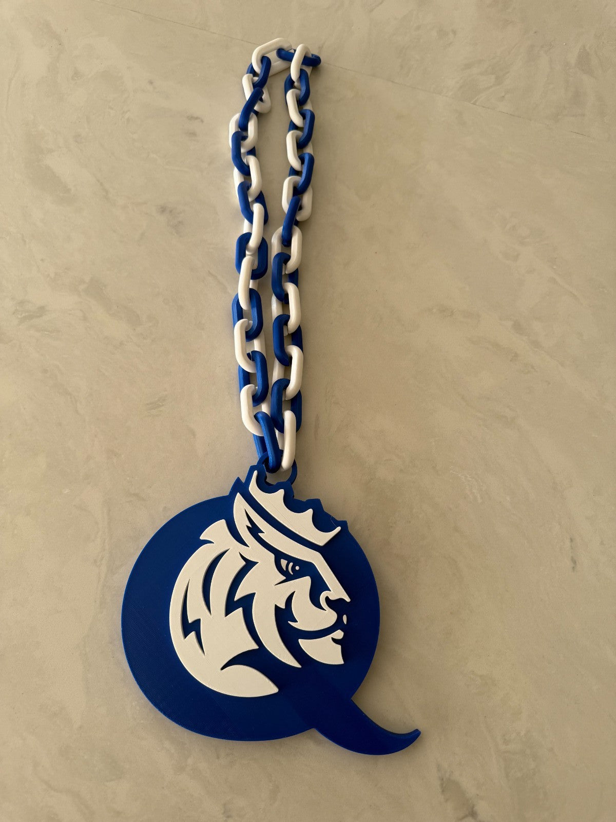 Queens University Royals Oversized Necklace, Hype Chain