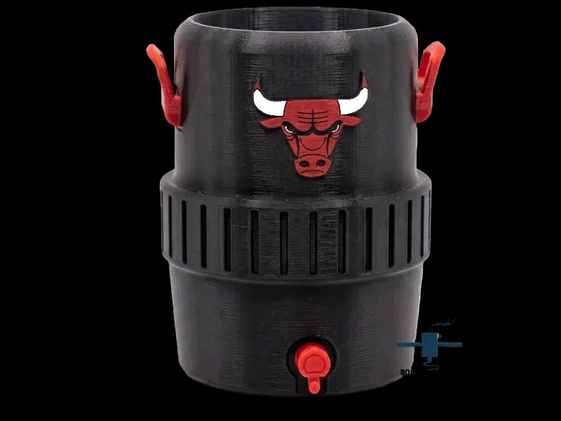 Chicago Bulls Koozie 3D Printed 12 Oz Cans