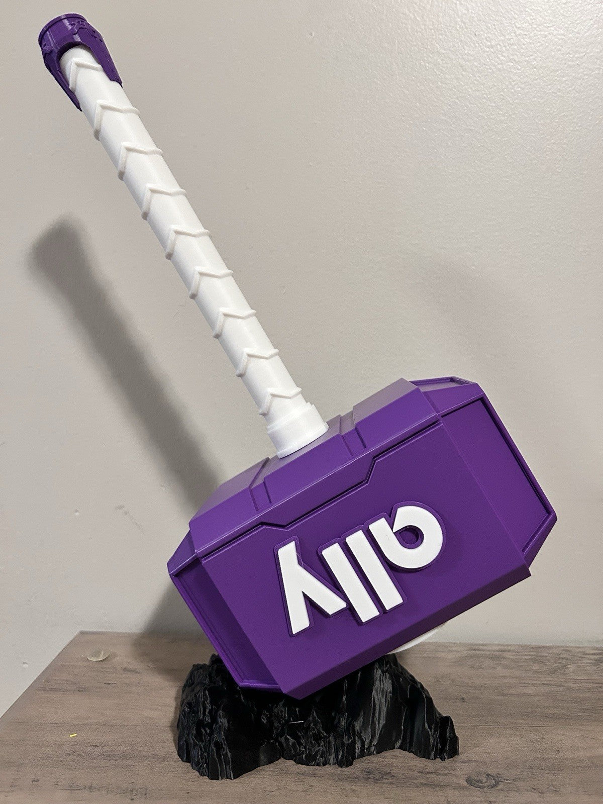 Ally NASCAR Team Mjolnir Thor's Hammer. 3D Printed Fan Art Free Shipping