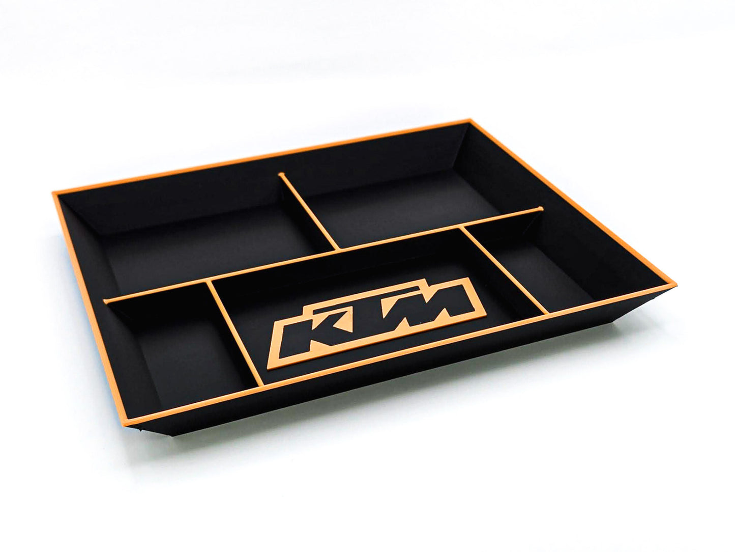 KTM EDC Dump Tray 3D Printed Valet Desk Organizer Nightstand Catchall