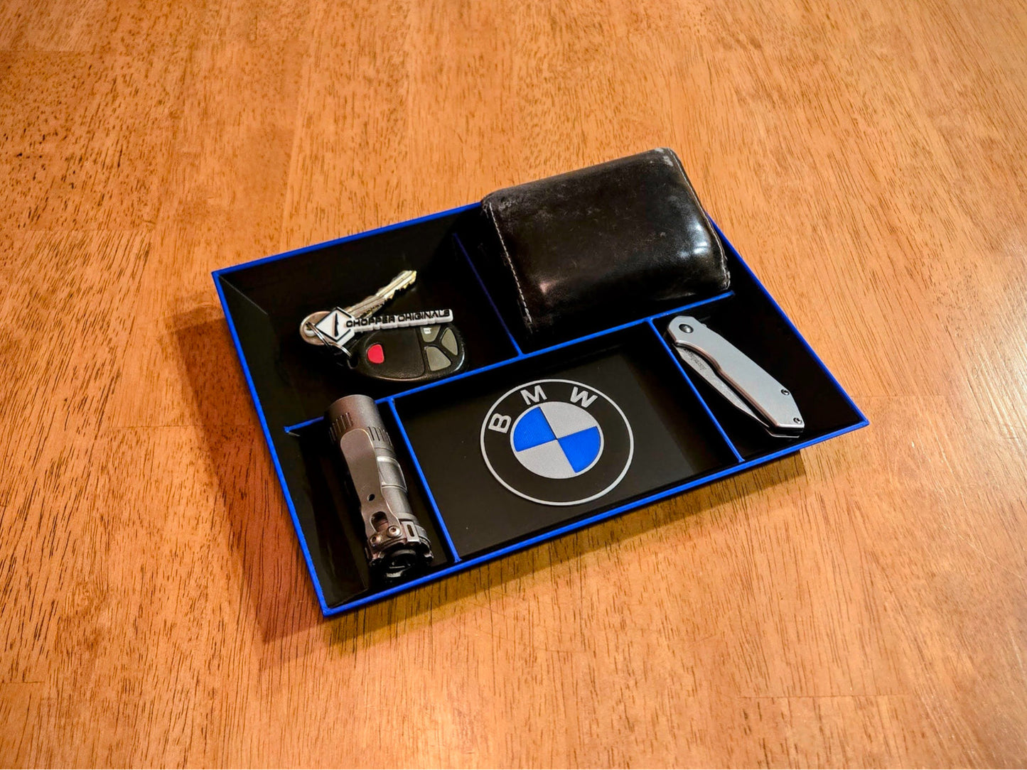 BMW Motorsports EDC Dump Tray 3D Printed Valet Desk Organizer Catchall
