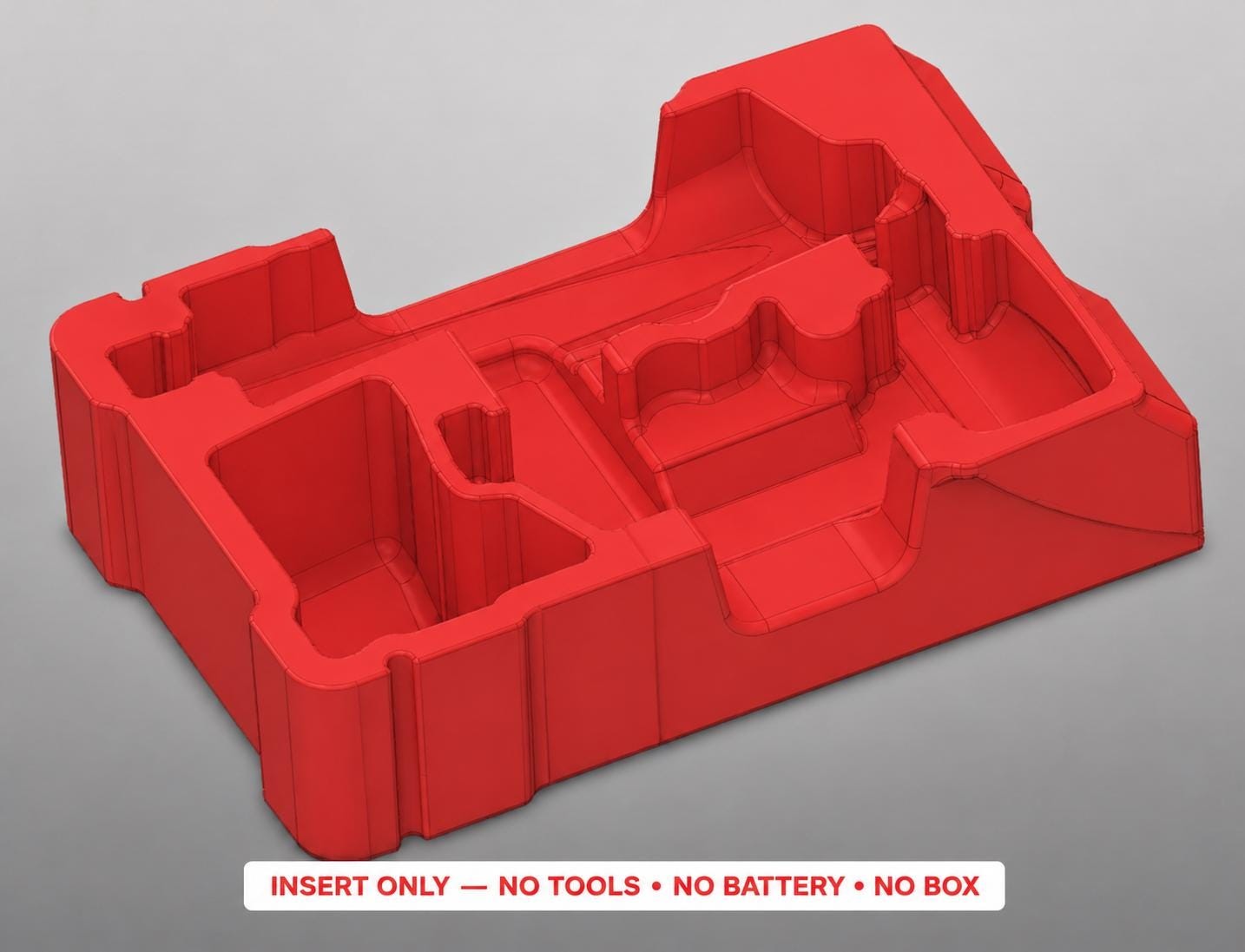 Milwaukee Packout Insert for M12 Right Angle + Straight Die Grinder