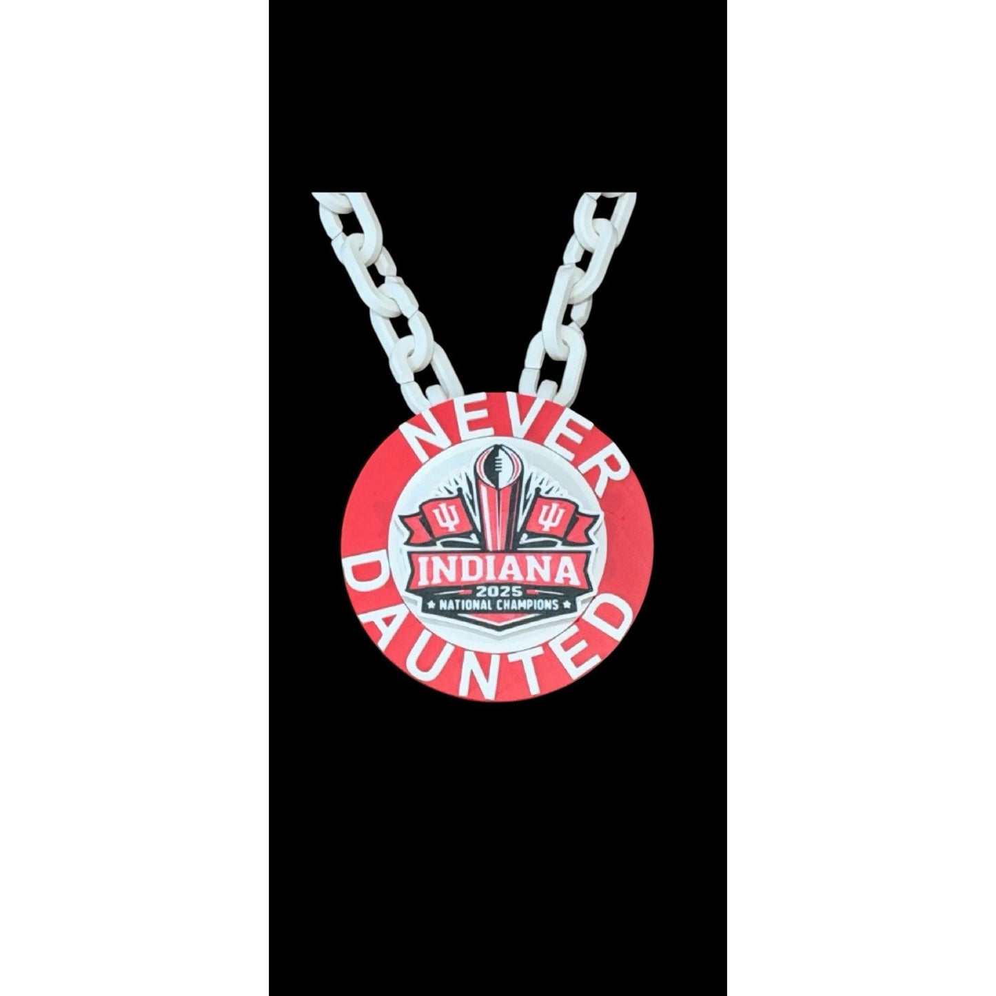 Indiana Hoosiers Never Daunted Spinner Chain