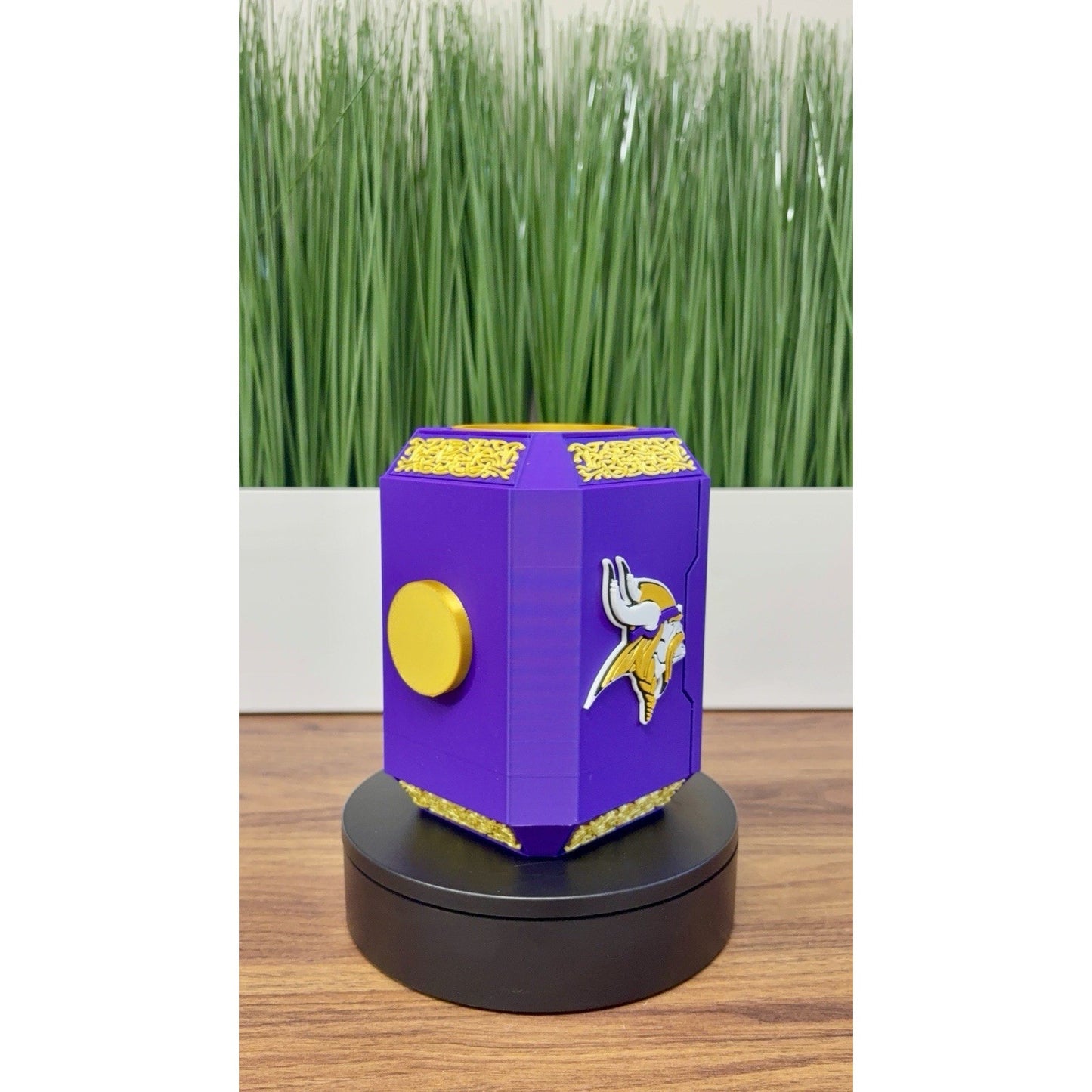 Minnesota Vikings 3-D Printed Can Holder Koozie