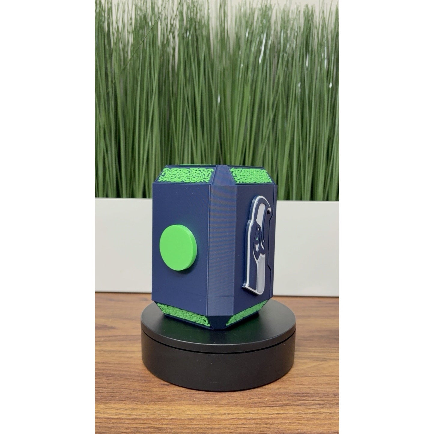 3D Printed Seattle Seahawks Can Holder Koozie - Fits 12oz Cans