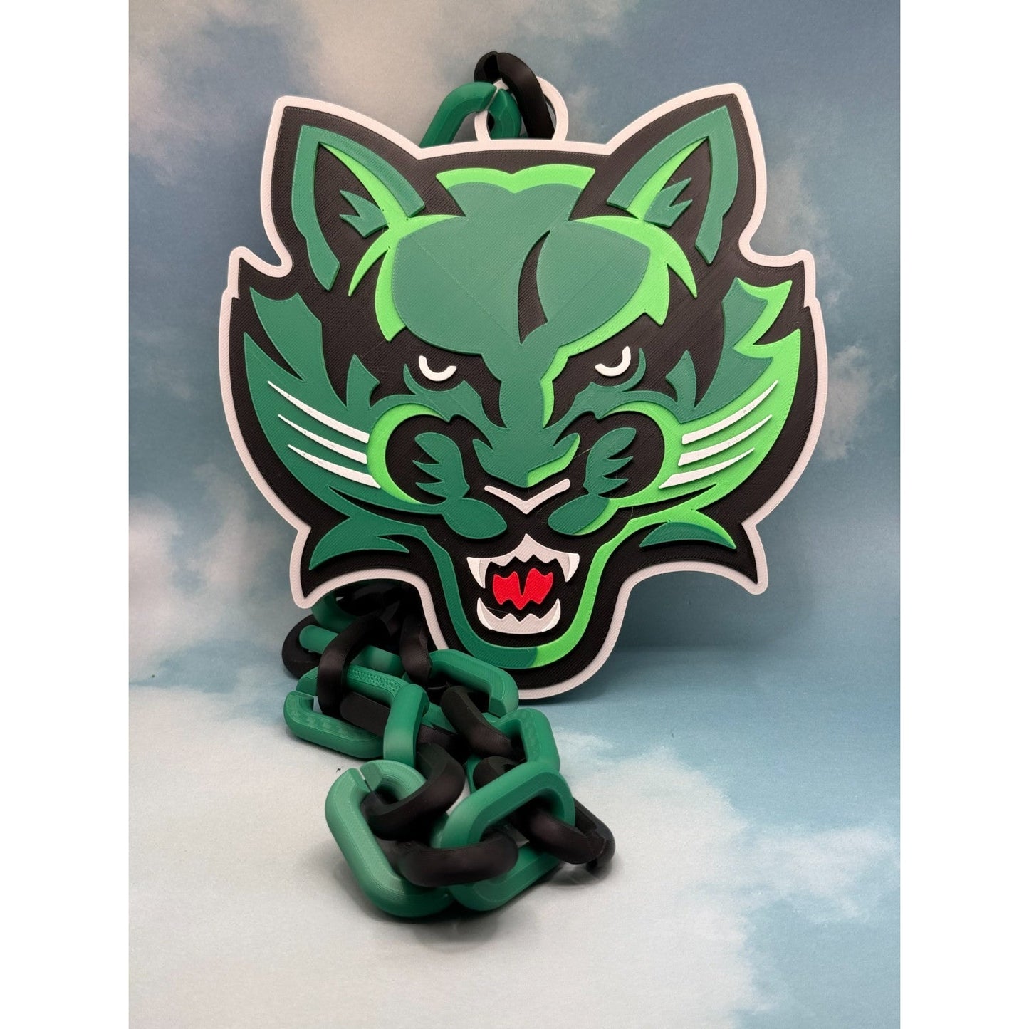 Binghamton Bearcats Oversized Necklace Hype Chain Handmade
