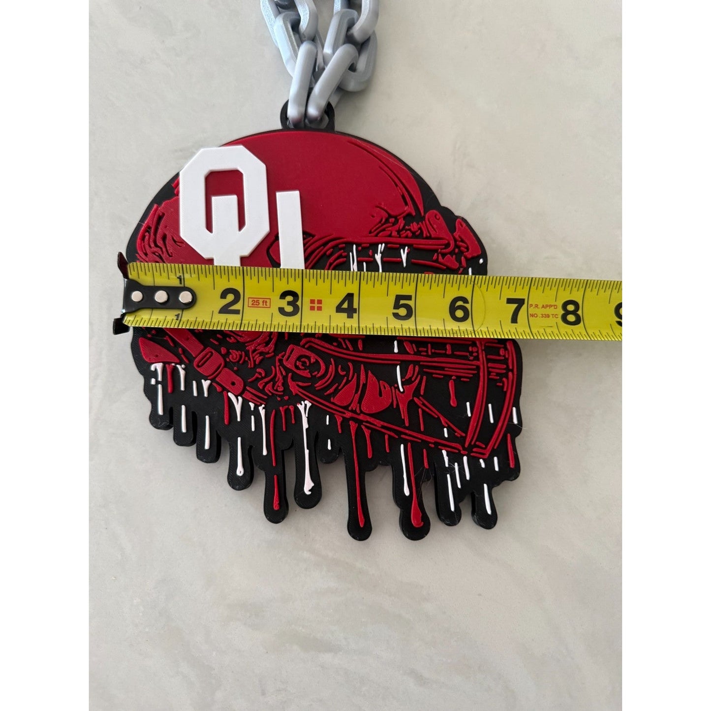 Oklahoma Sooner Helmet Drip Hype Chain