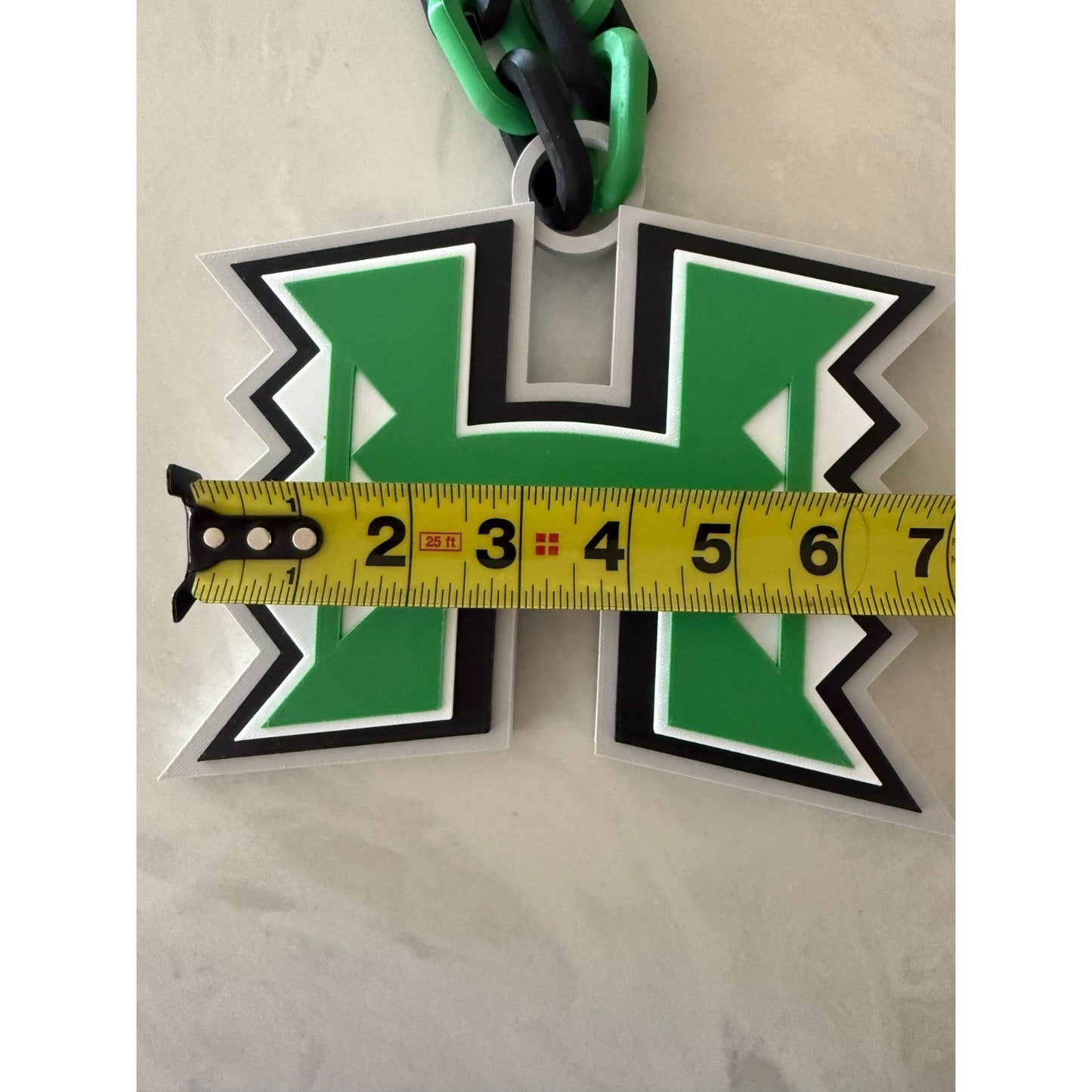 Hawaii Rainbow Warriors Oversized Necklace, Hype Chain