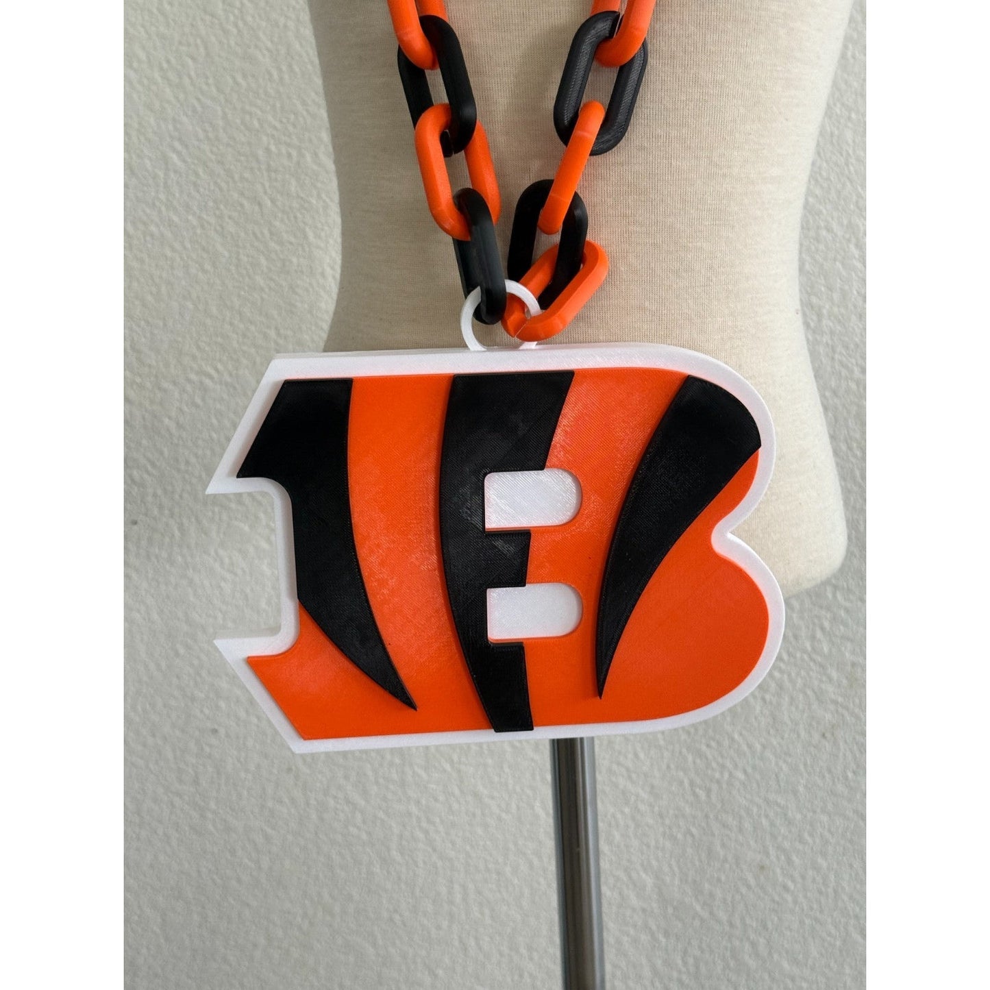 Awesome Cincinnati Bengals Oversized Necklace, Pendant
