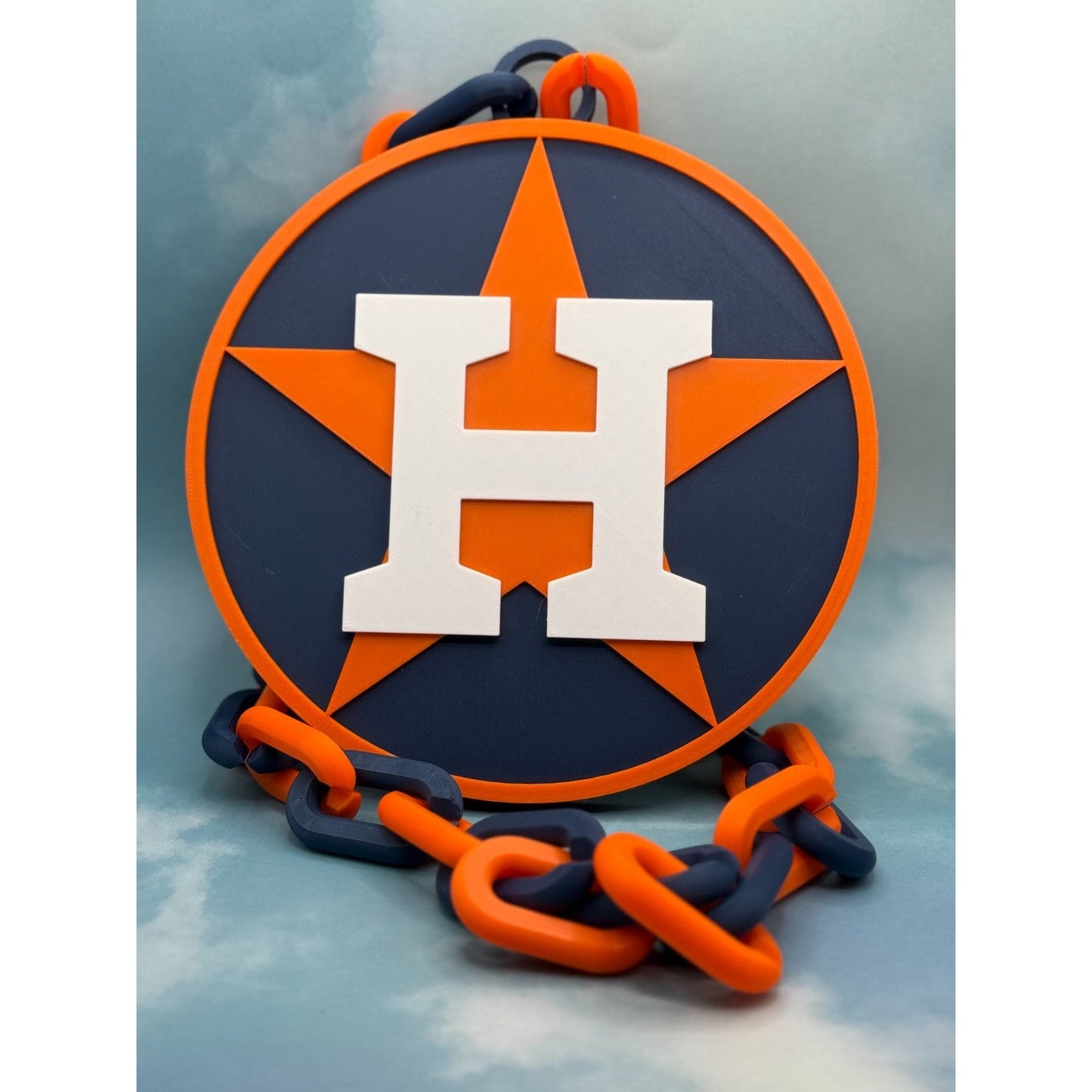 Houston Astros Oversized Fan Necklace, Pendant!