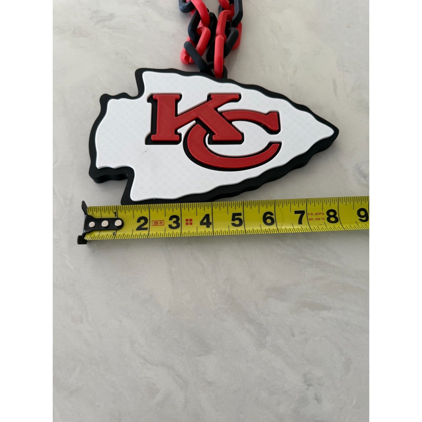 Kansas City Chiefs Oversized Chain Necklace Show Your Support