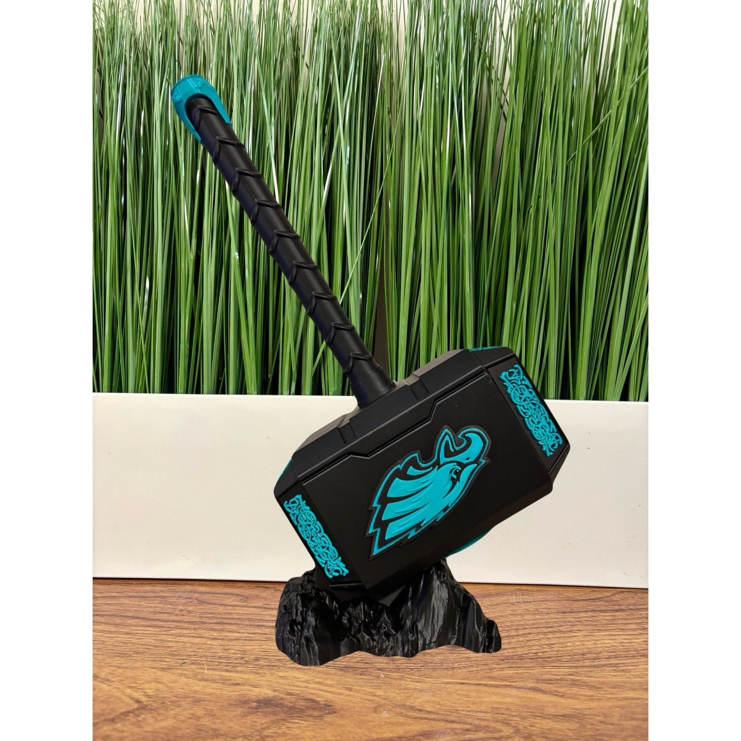 Midnight edition - Philadelphia Eagles, 3-D printed Thor hammer