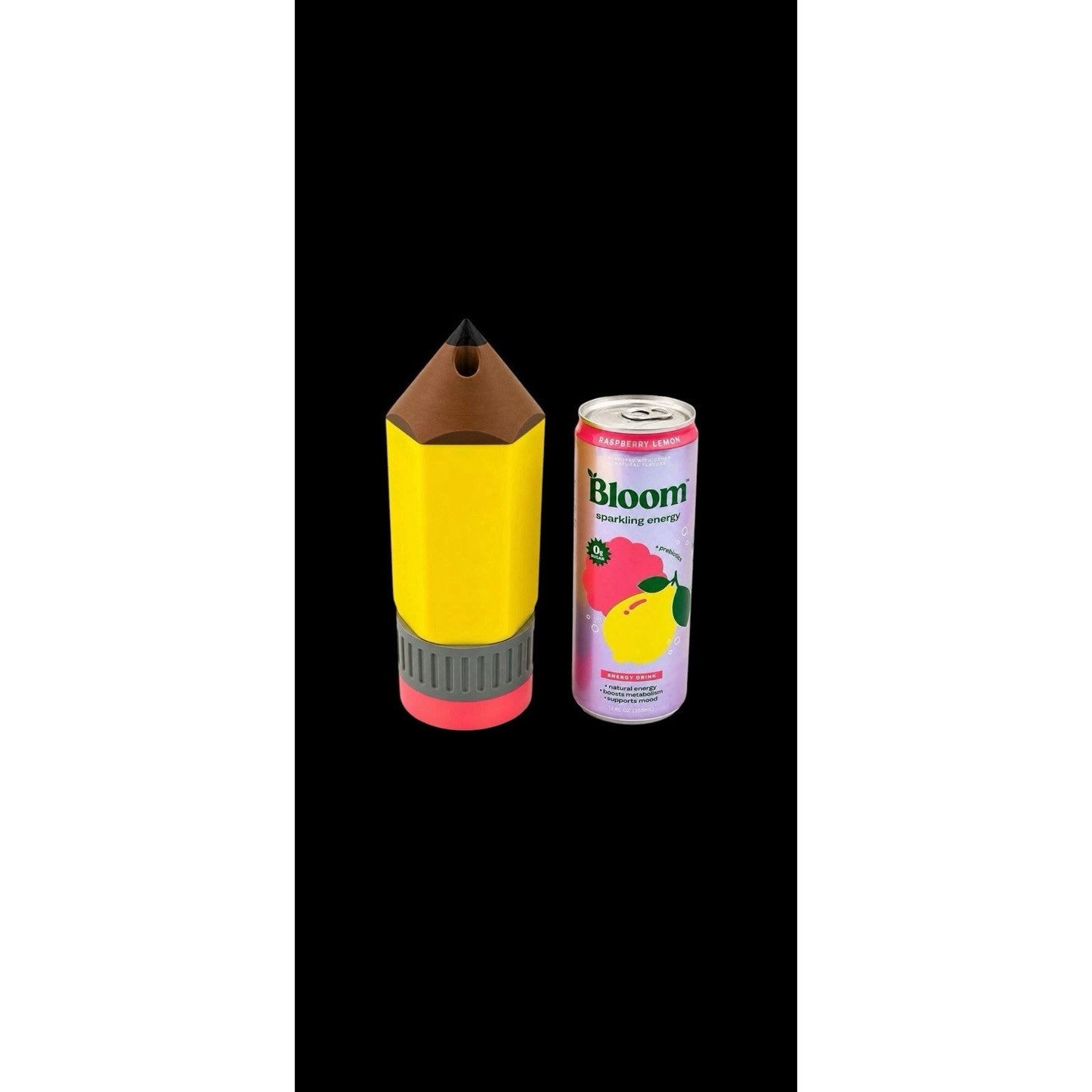 Pencil SLIM Can Cooler Koozie - Teachers Gift