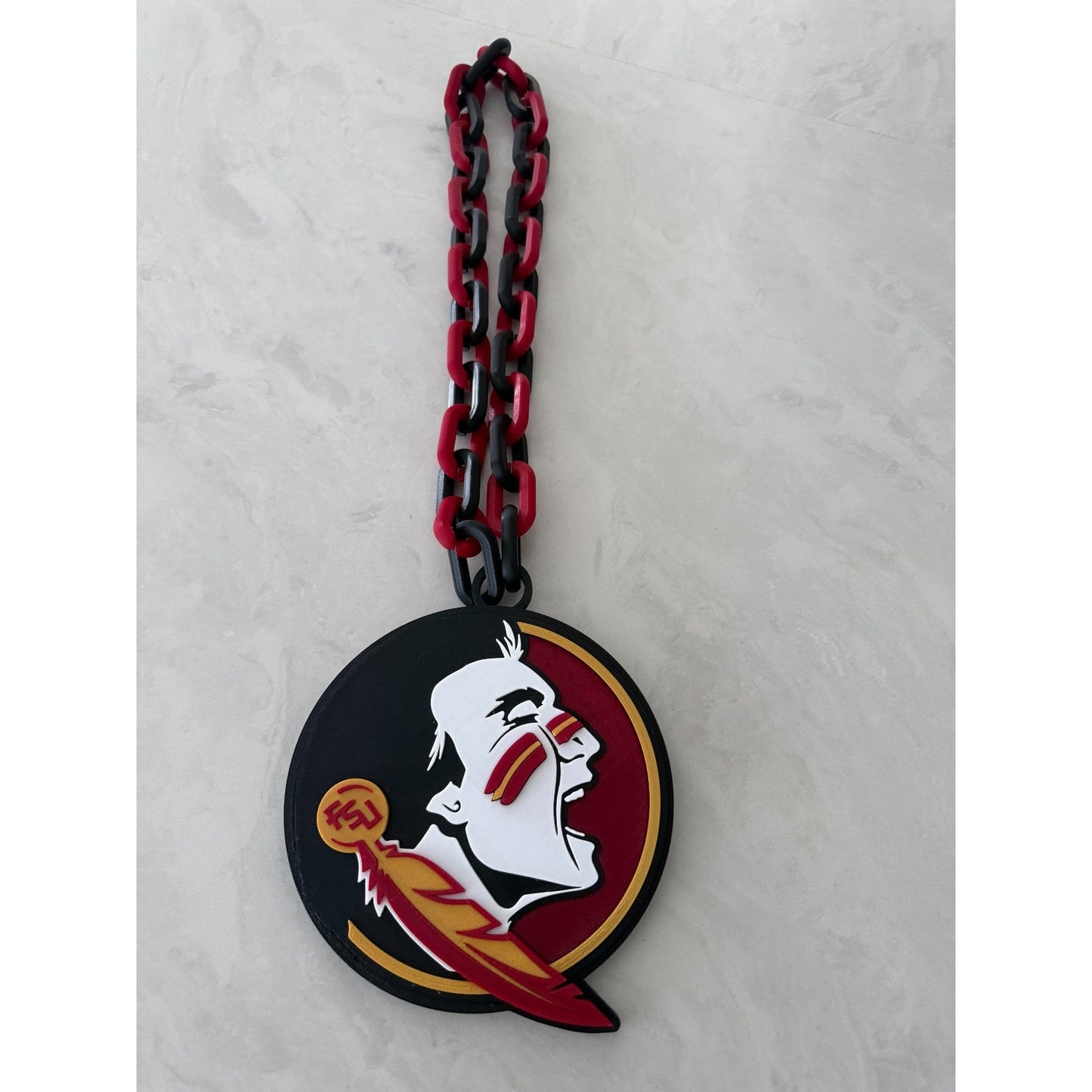 Florida State Seminoles Logo Oversized Necklace & Chain