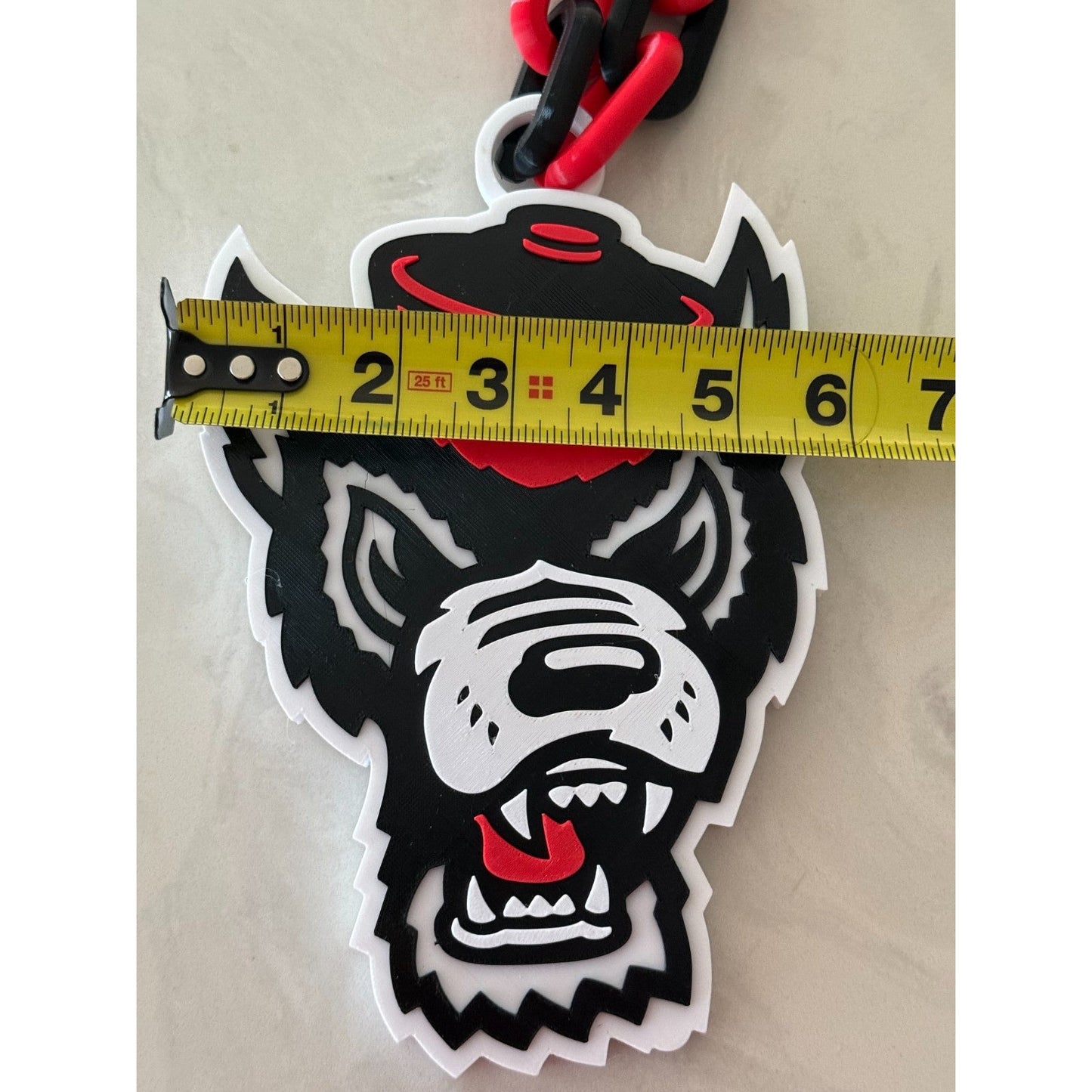 North Carolina State Wolfpack Logo Necklace & Oversized Chain, Think And Do.