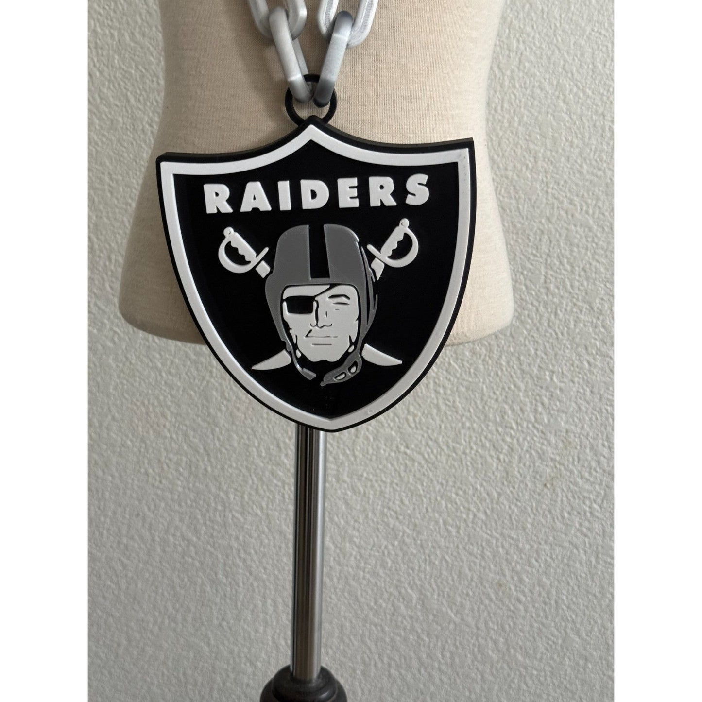 Las Vegas Raiders Oversized Chain Necklace "Raider Nation"