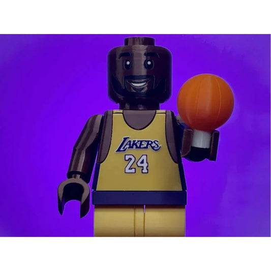 Kobe Bryant Brick Figure 8 inches tall 3D Printed Lego Inspired