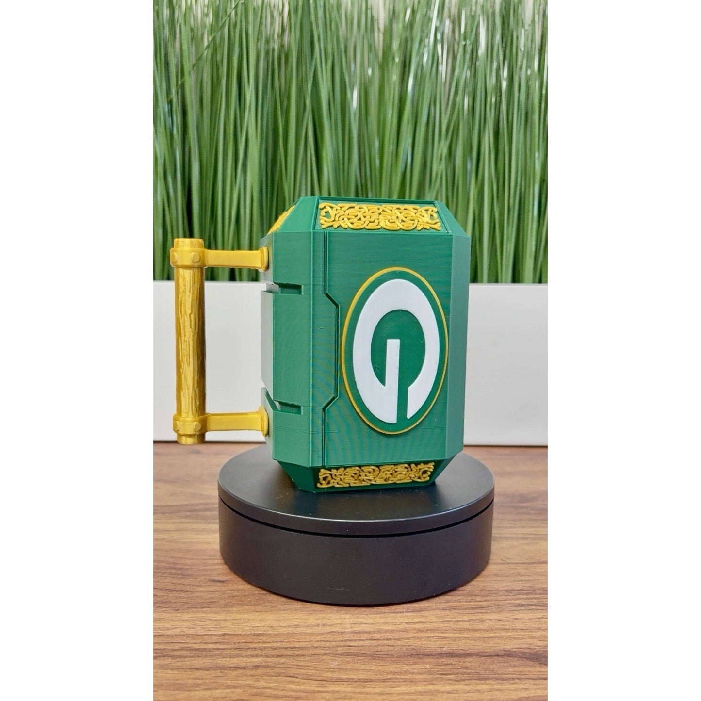 3D Printed Green Bay Packers Can Holder Koozie - Fits 12oz Cans + Slim Sleeve