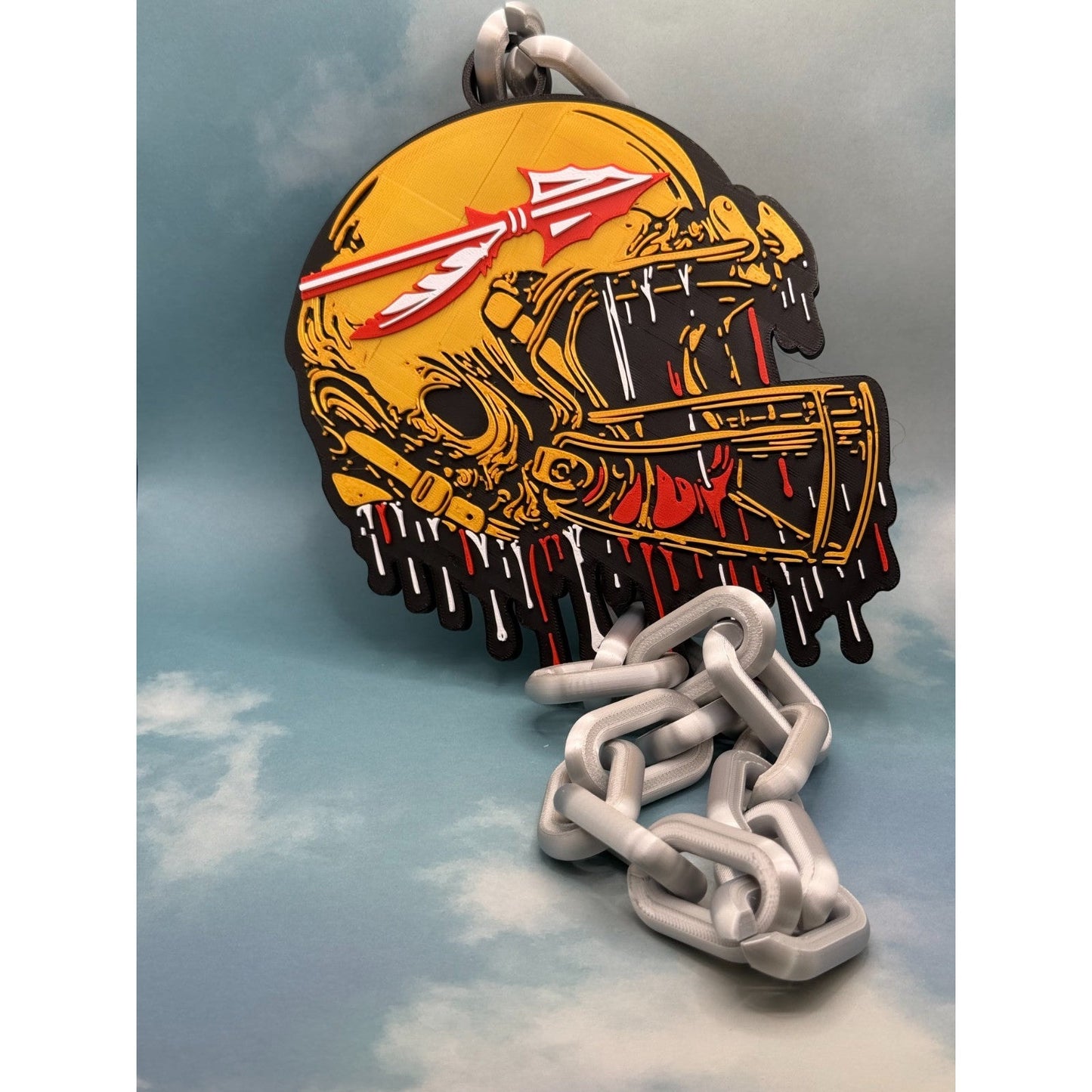 Florida State Seminoles Helmet Drip Hype Chain Strength, Skill, And Character