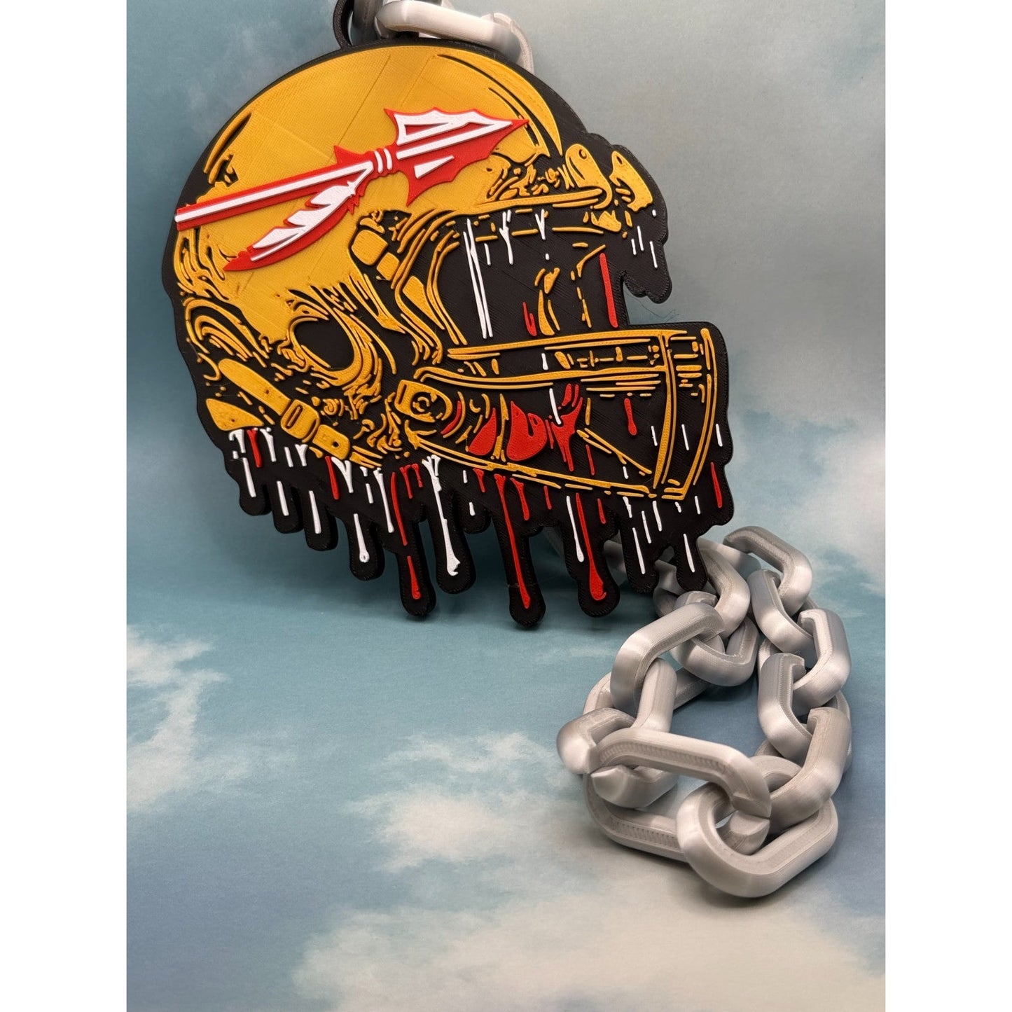 Florida State Seminoles Helmet Drip Hype Chain Strength, Skill, And Character
