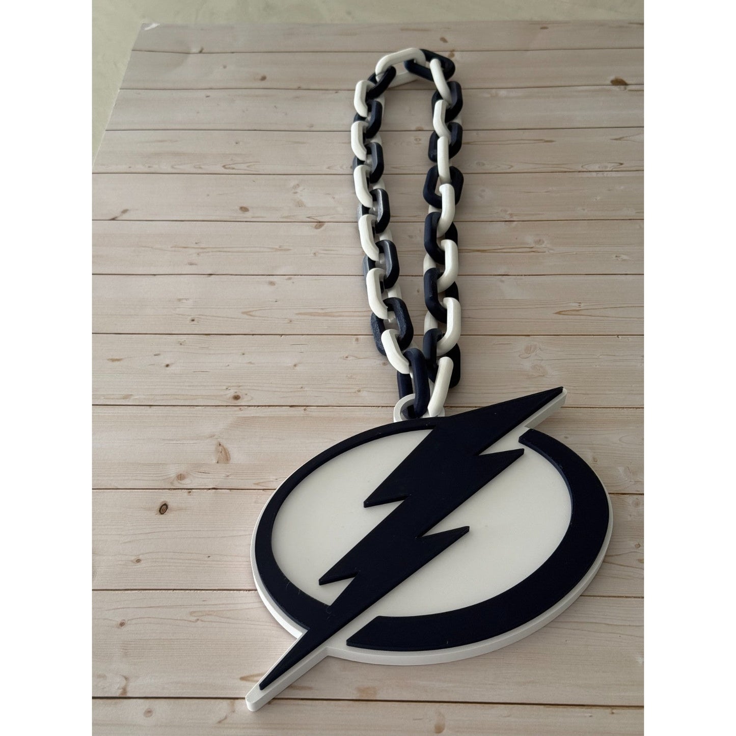 Tampa Bay Lightning Oversized Necklace, Hype Chain Be The Thunder!