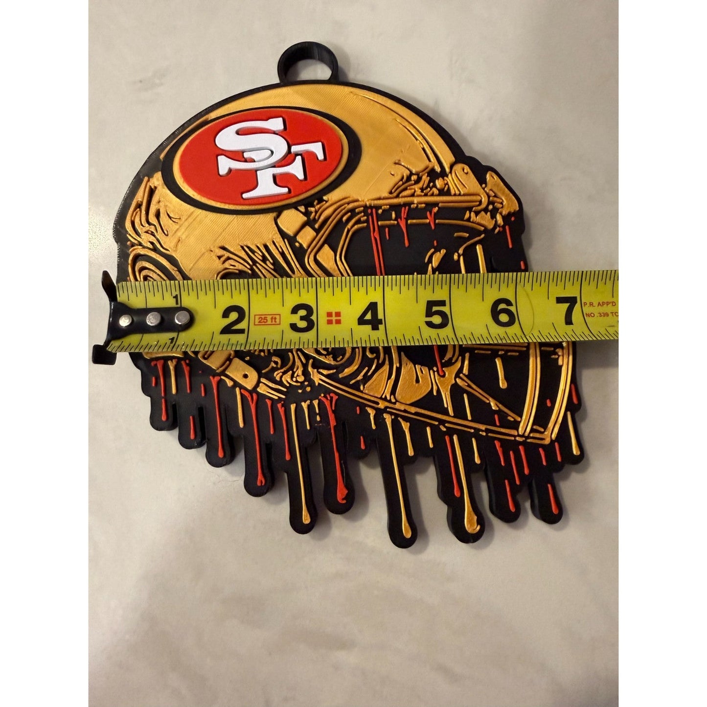 San Francisco 49ers Oversized Helmet Drip Hype Chain "NINER GANG BABY!"