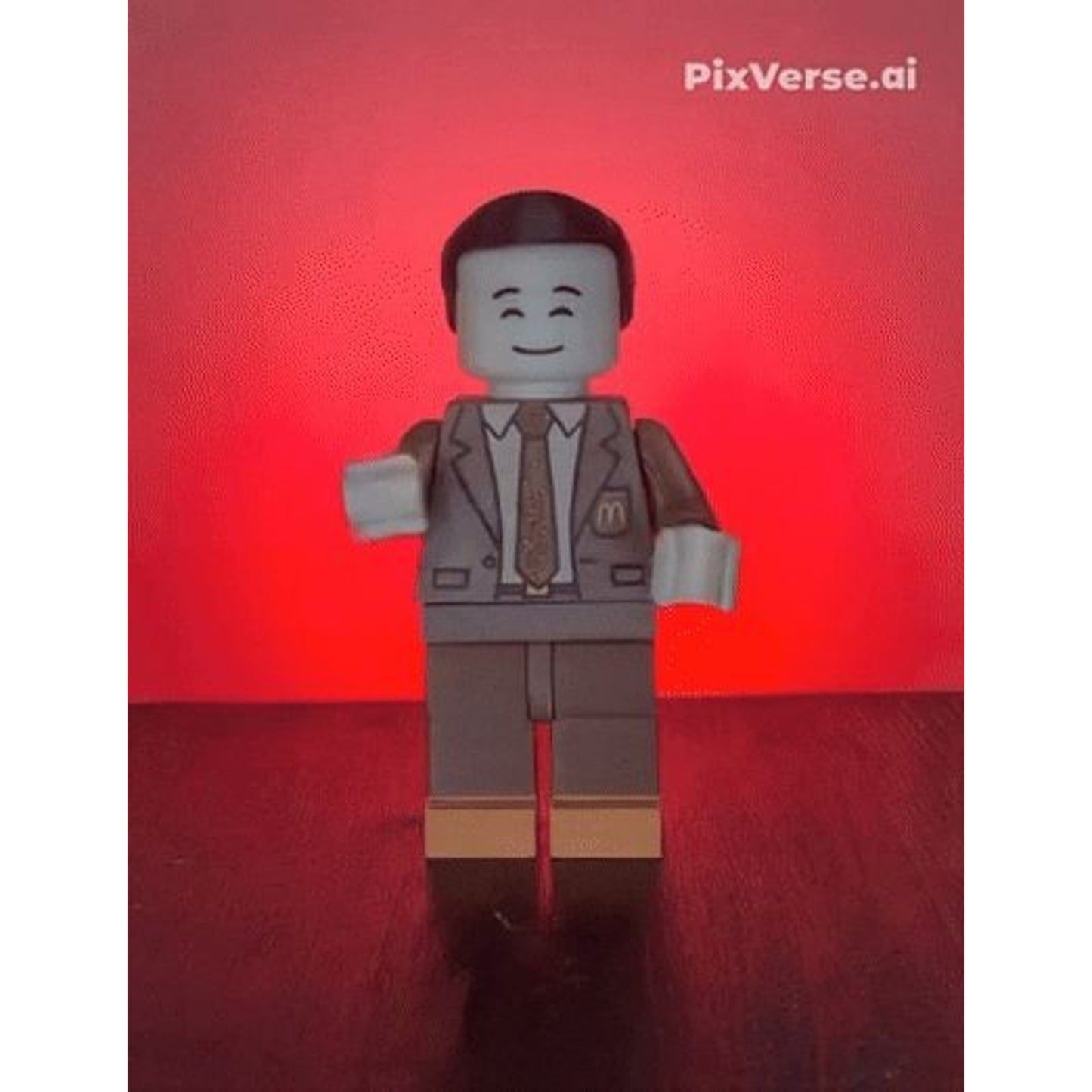 Executive Brick figure 8 inches tall 3D Printed Lego Inspired