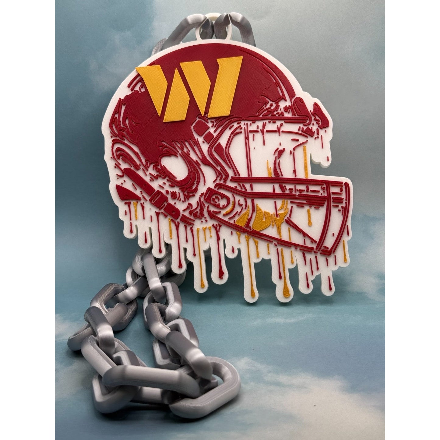 Washington Commanders Helmet Drip Oversized Hype Chain