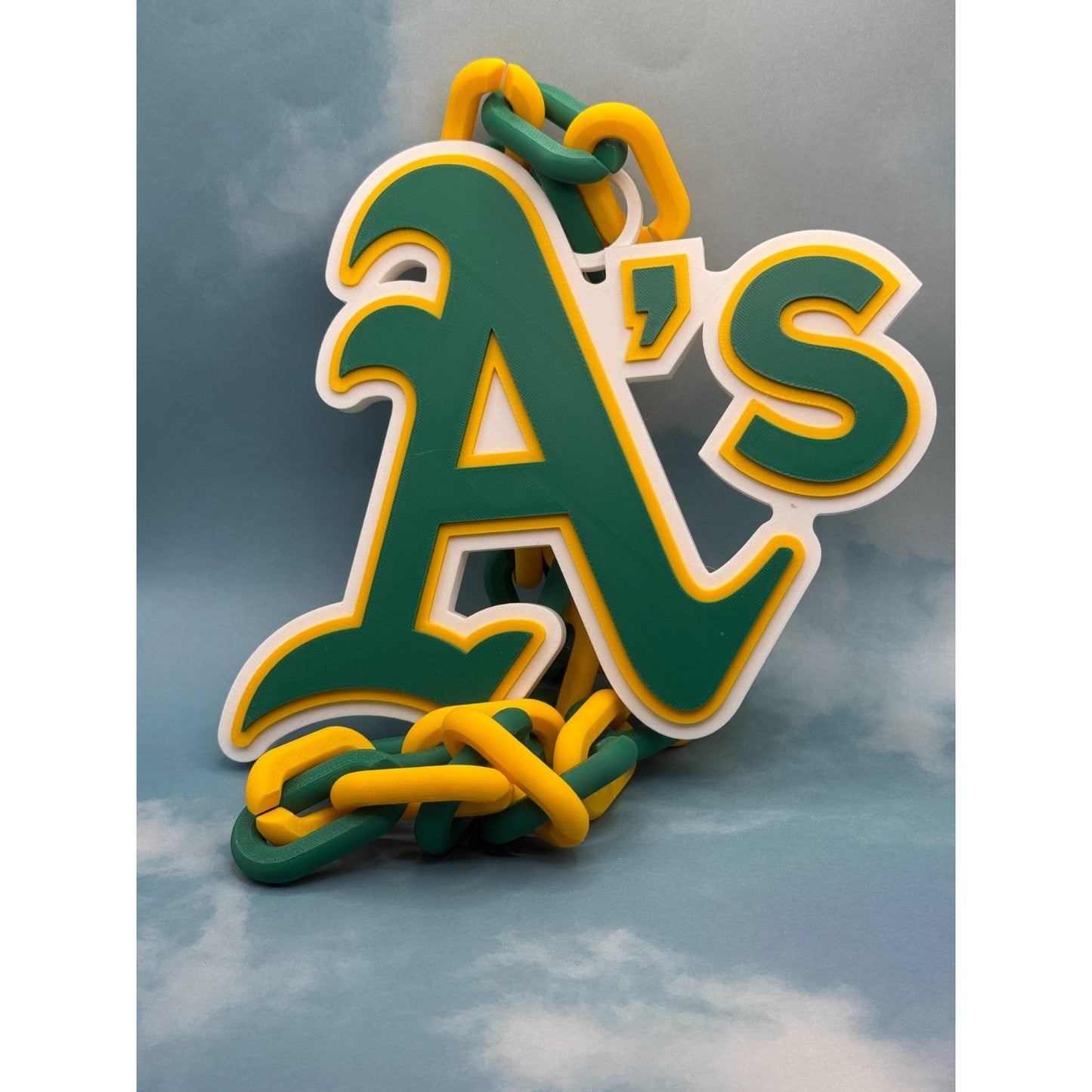 Las Vegas Athletics Oversized Logo Pendant and Chain Show your A's Pride