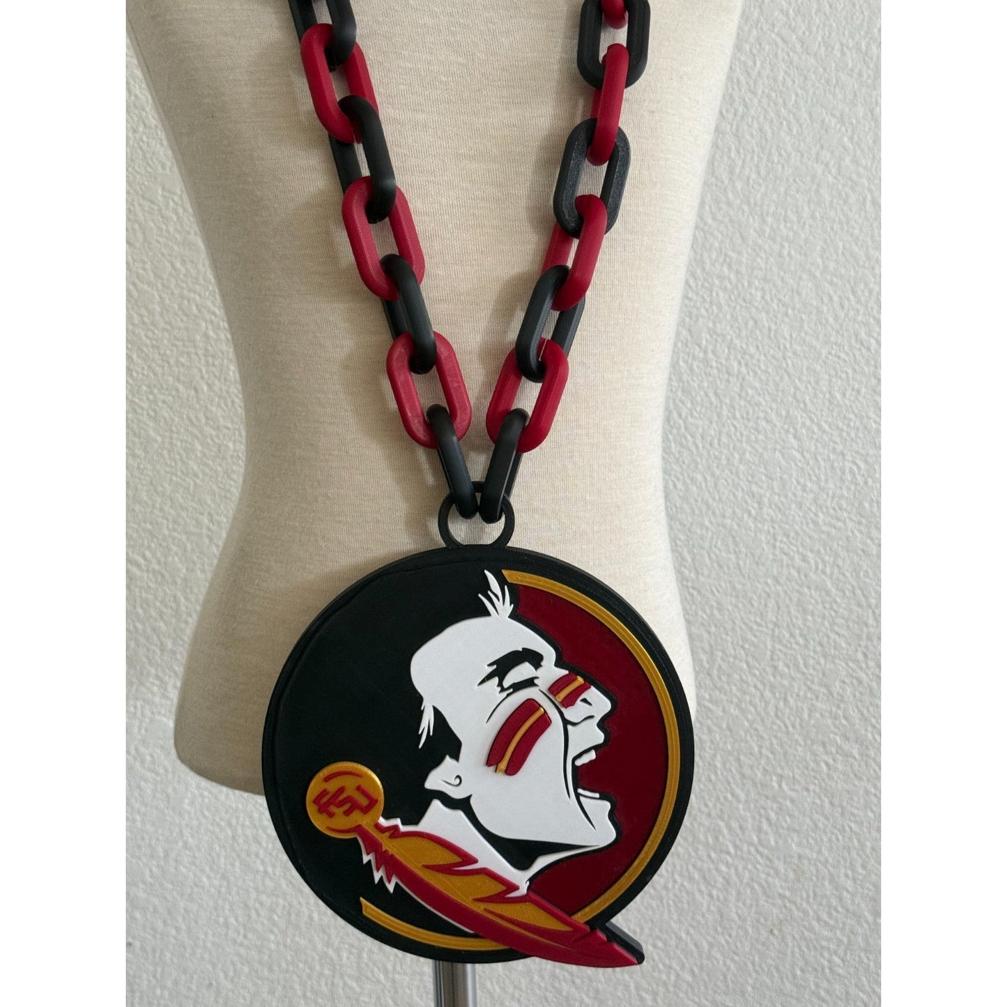 Florida State Seminoles Logo Oversized Necklace & Chain