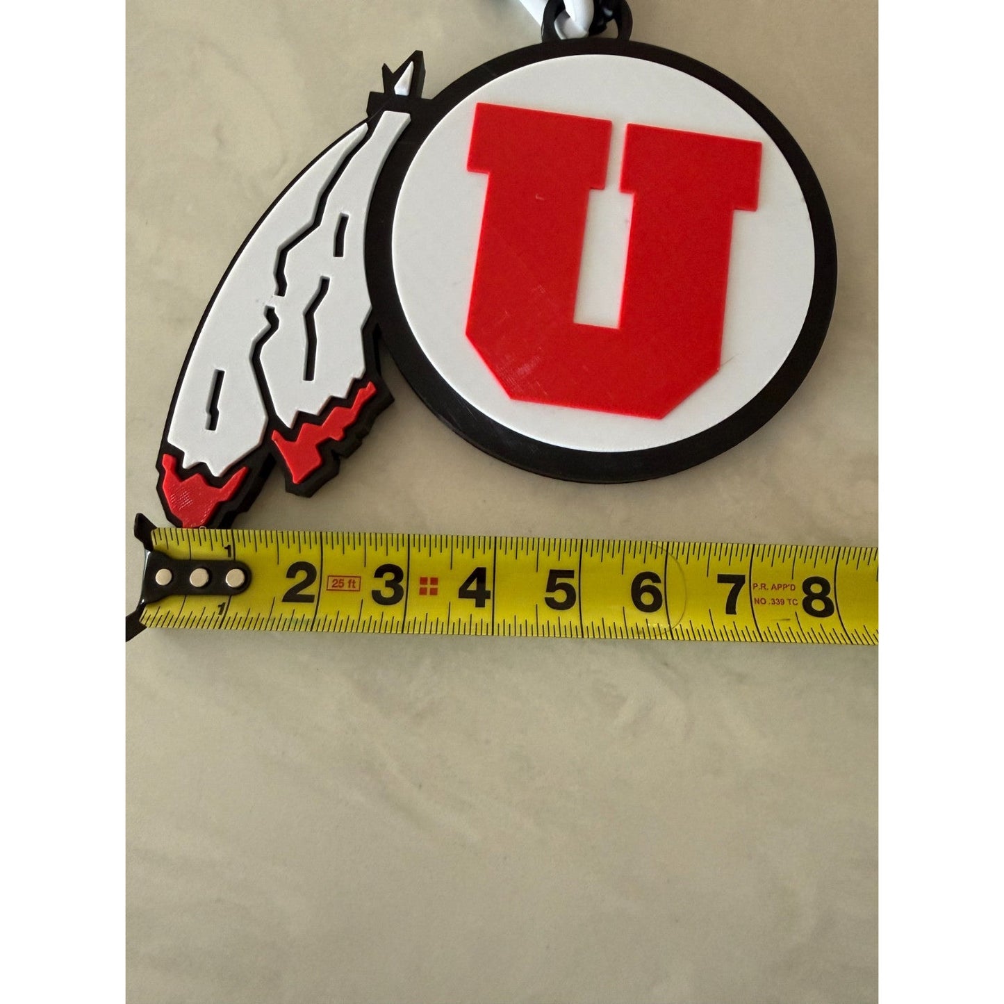 Utah Utes Oversized Pendant Fan Necklace, Imagine, then Do