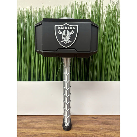 Oakland Raiders 3-D printed Thor hammer