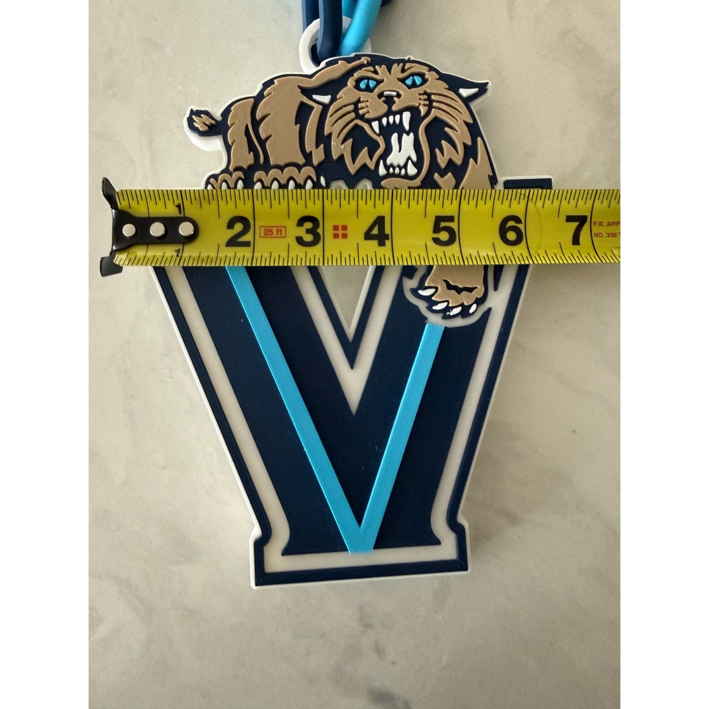 Villanova University Wildcats Oversized Necklace, Fan Pride Chain