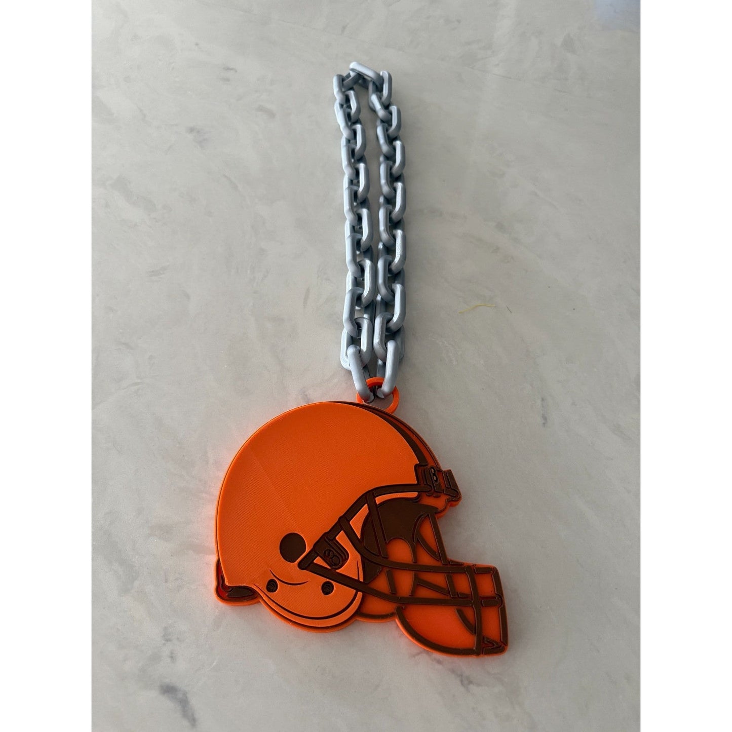 Cleveland Browns Logo Oversized Necklace, Hype Chain.