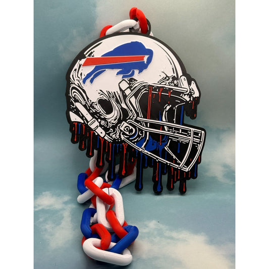 Buffalo Bills Helmet Drip Hype Chain, Represent The Bills Mafia's In Style!