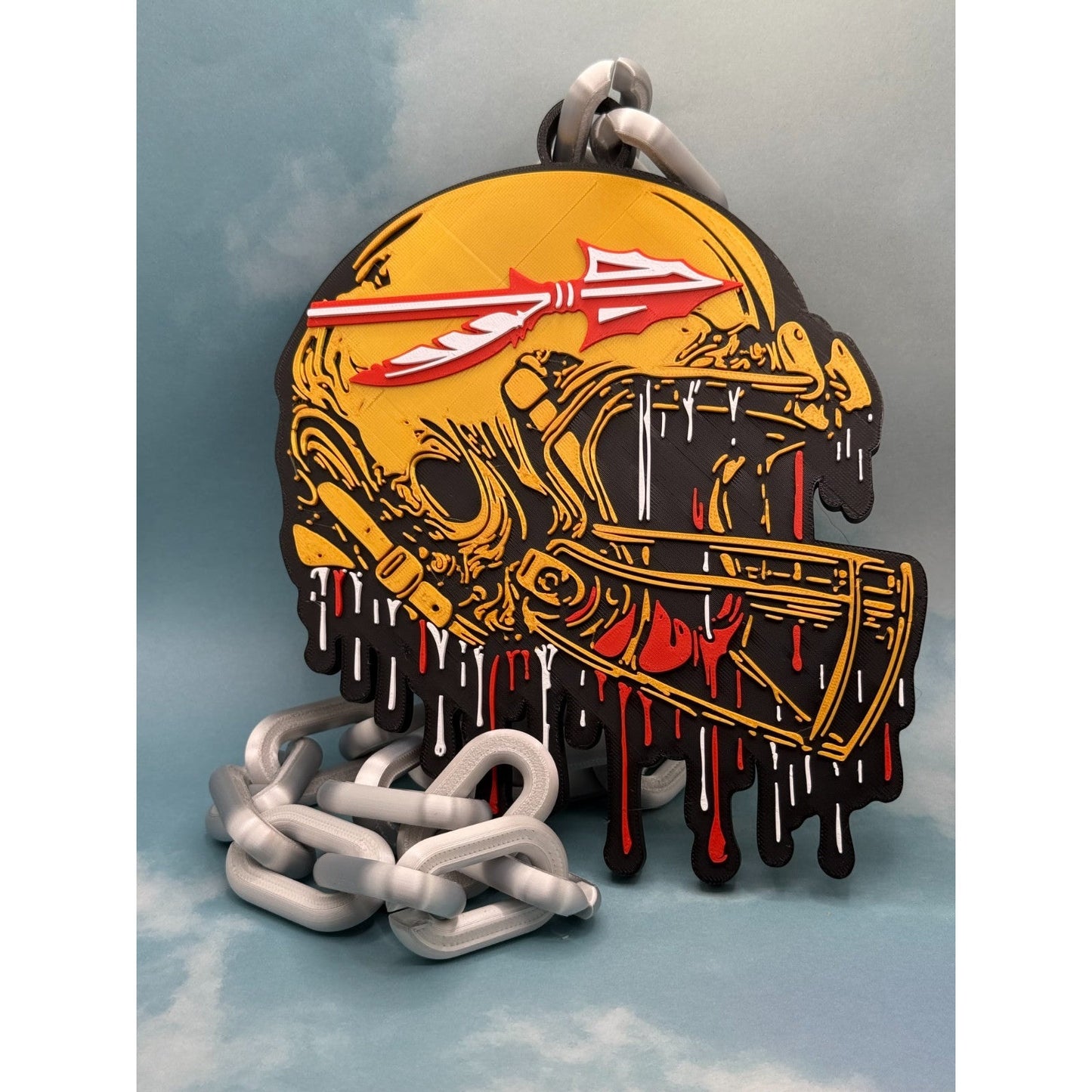 Florida State Seminoles Helmet Drip Hype Chain Strength, Skill, And Character