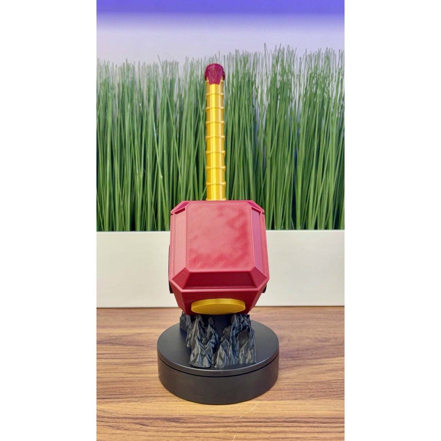 FSU Thor Hammer Mjolnir 3D Printed PLA 14” Florida State Seminoles With Stand