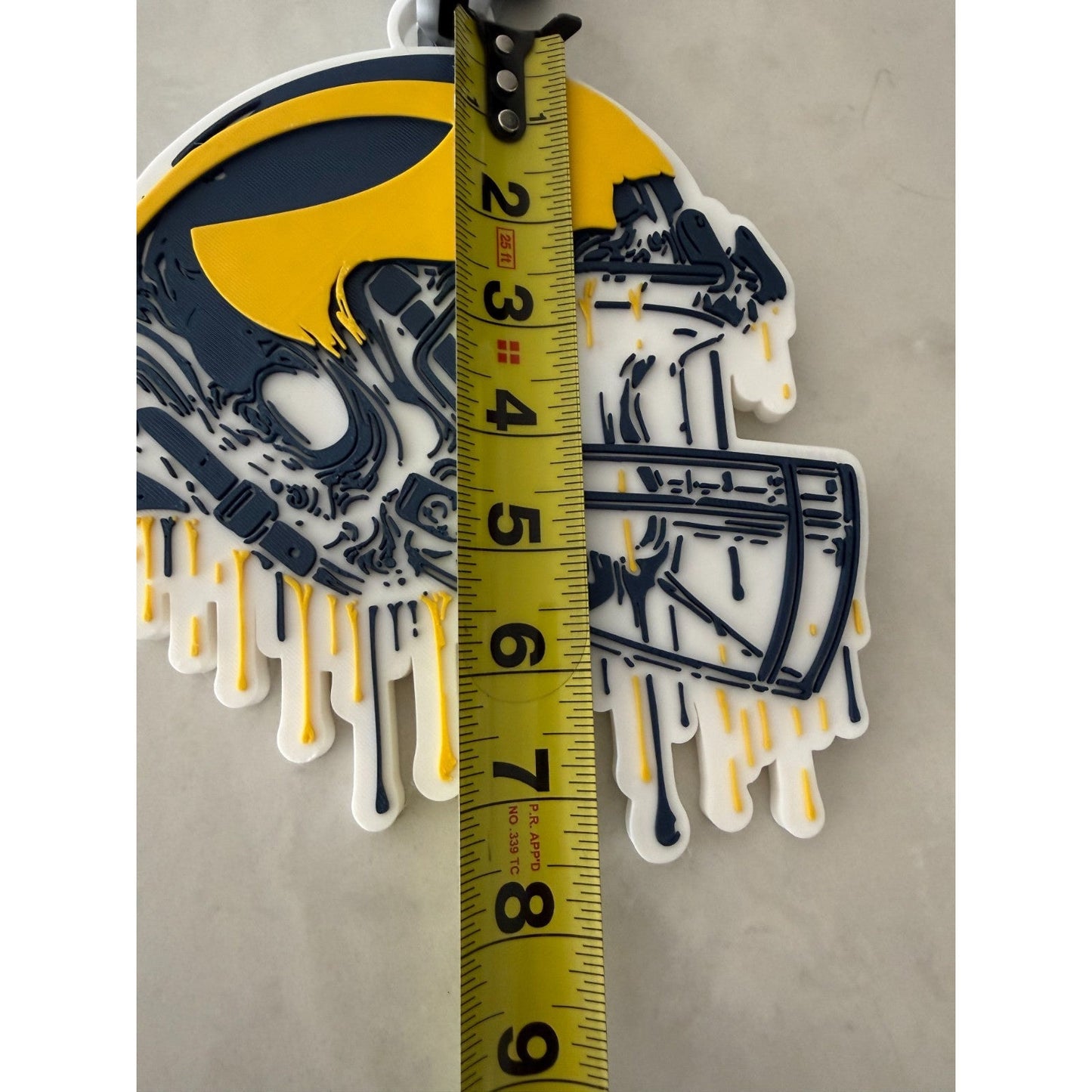 Michigan Wolverine Helmet Drip Hype Chain