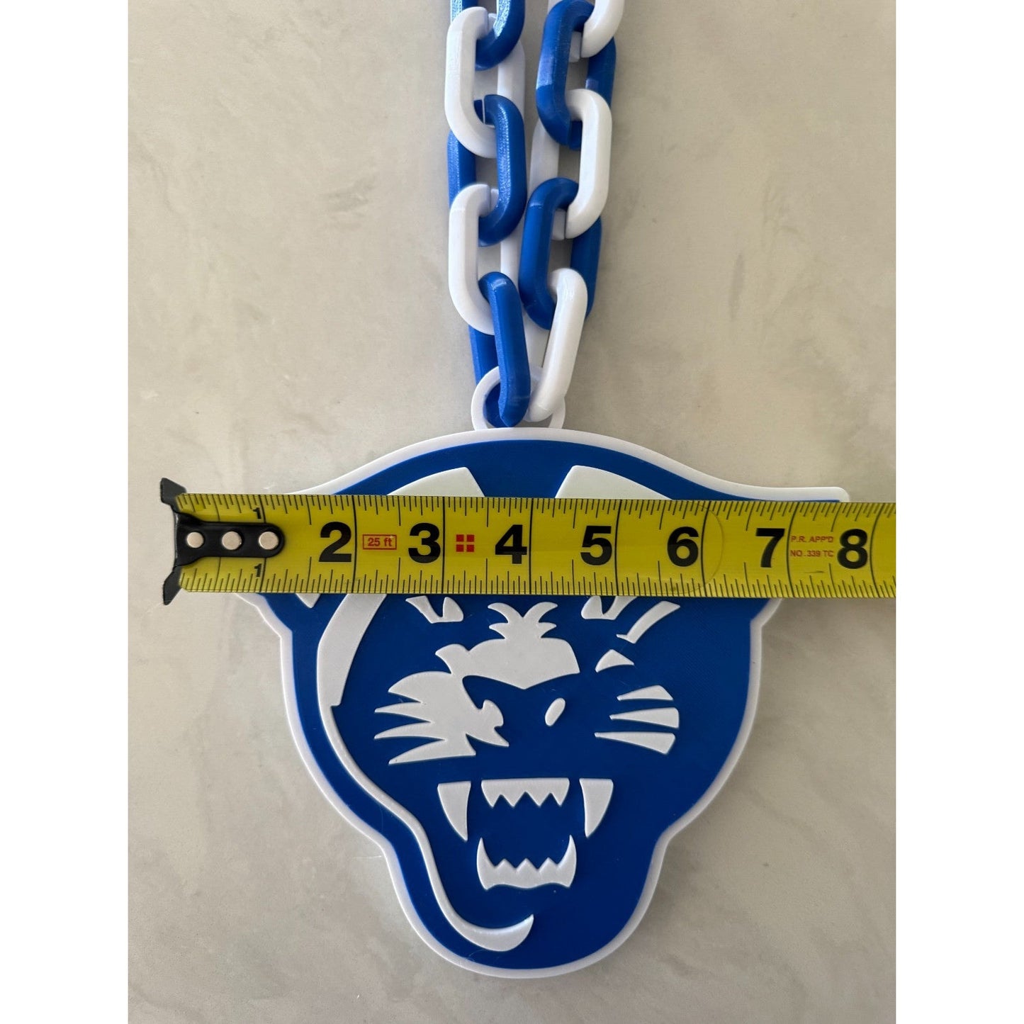 Georgia State Panthers Oversized Fan Necklace, Hype Chain