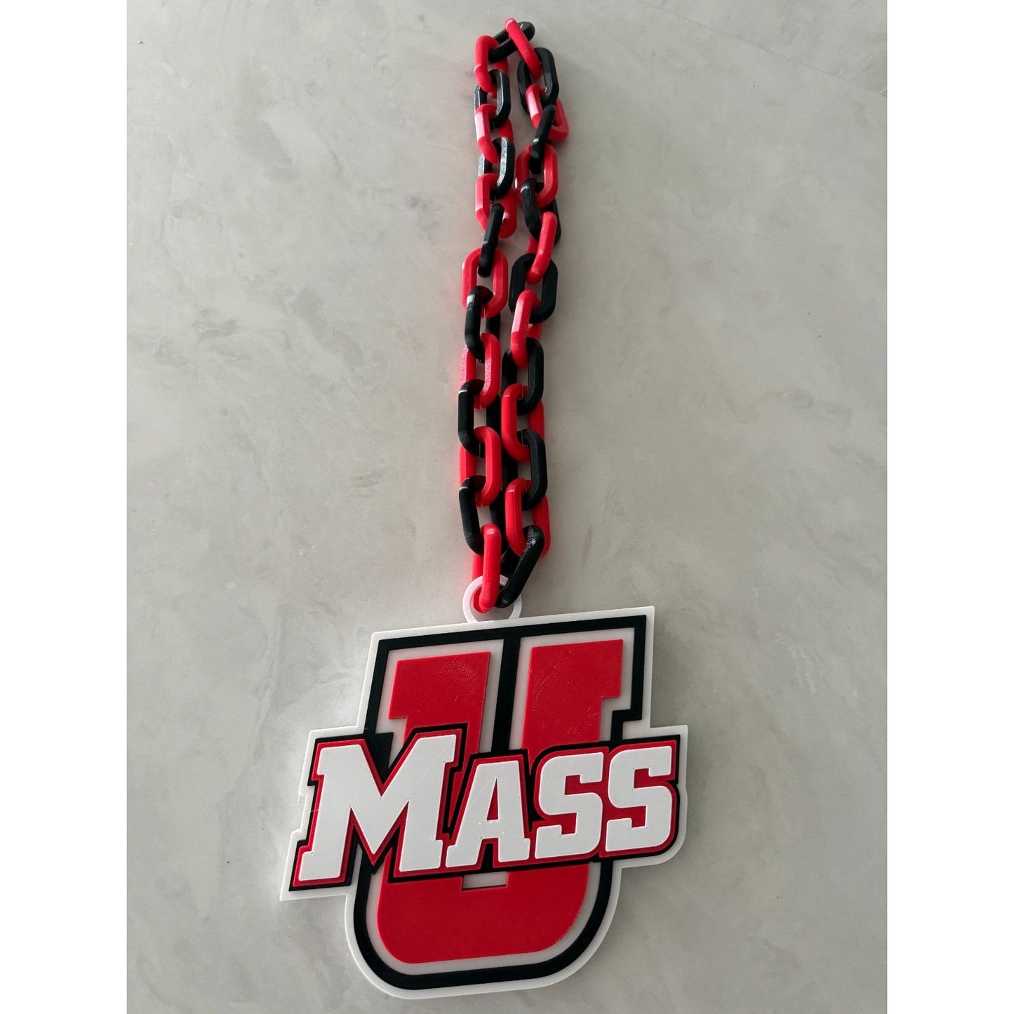Massachusetts Minutemen Logo Oversized Necklace, Pendant Chain“Be Revolutionary.