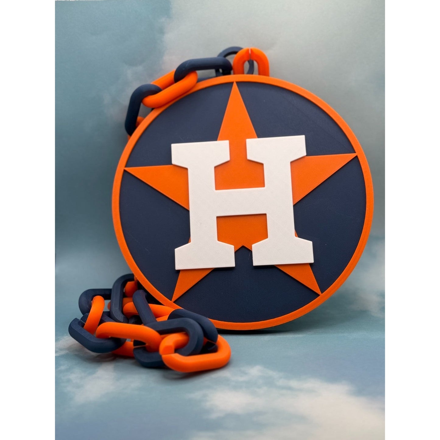 Houston Astros Oversized Fan Necklace, Pendant!